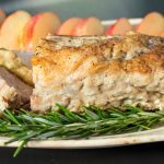 This crockpot pork loin with rosemary applesauce requires less than 30 minutes of hands on time making it an easy and delicious recipe for dinner any night. thesimplesupper.com